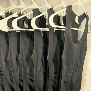 Itzon Black Bodysuits